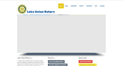 Desktop Screenshot of lakeunionrotary.org